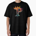 Graffiti Letter P Crown T-Shirt - Casual Everyday Wear Men Women - T-Shirt, Sweatshirt, Hoodie