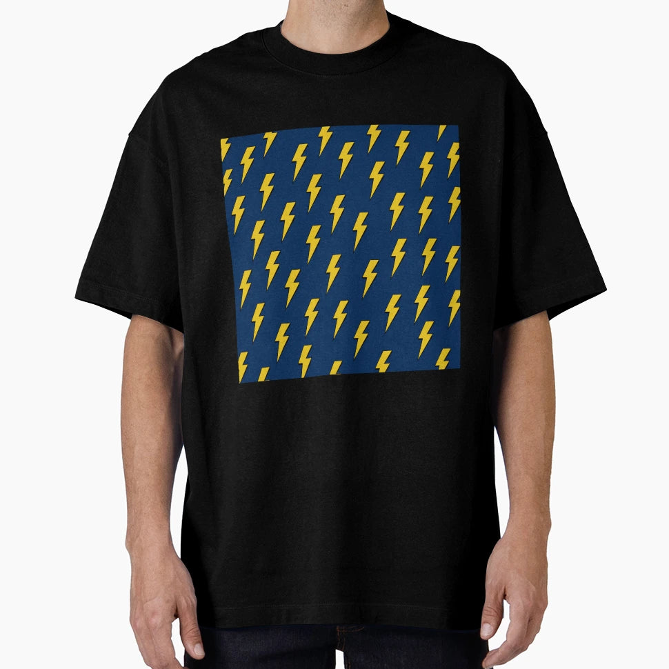 Yellow Lighting Pattern T-Shirt - Minimalist Print for Adults - T-Shirt, Sweatshirt, Hoodie