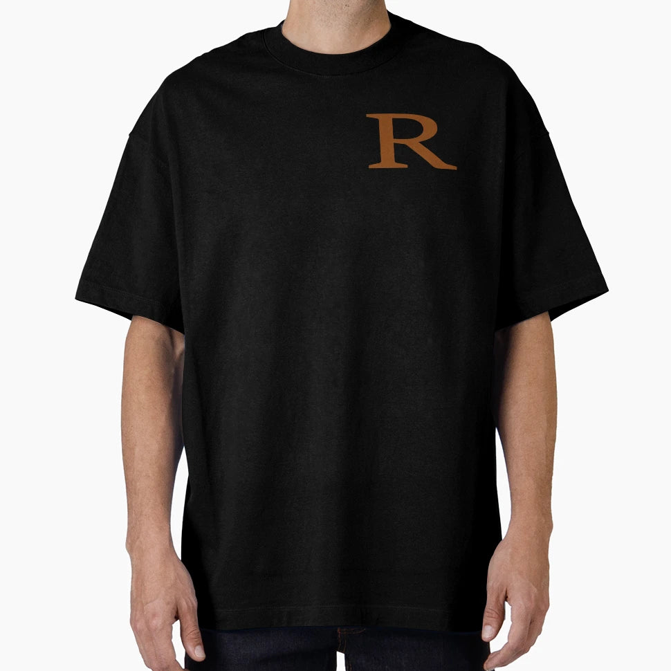Letter R T-Shirt - Minimalist Print Men Women - T-Shirt, Sweatshirt, Hoodie