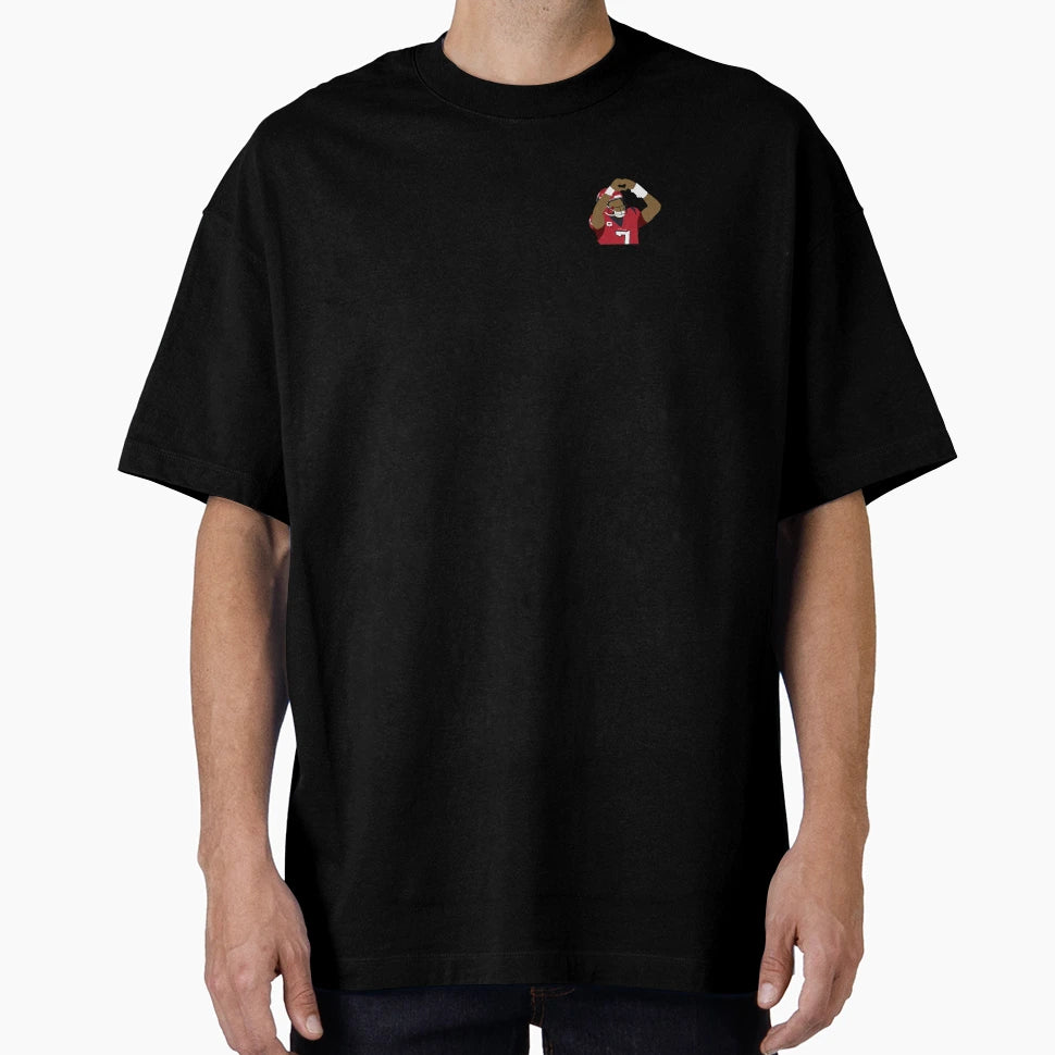 Football Quarterback T-Shirt - Minimalist Print Men Women - T-Shirt, Sweatshirt, Hoodie