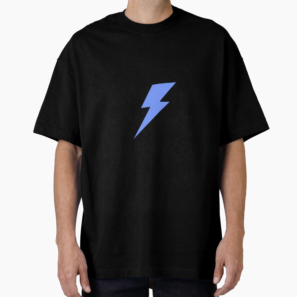 Blue Lighting Bolt T-Shirt - Aesthetic Graphic Men Women - T-Shirt, Sweatshirt, Hoodie