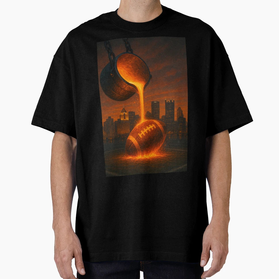 Pittsburgh Football V5 T-Shirt - Trendy Graphic for Adults - T-Shirt, Sweatshirt, Hoodie
