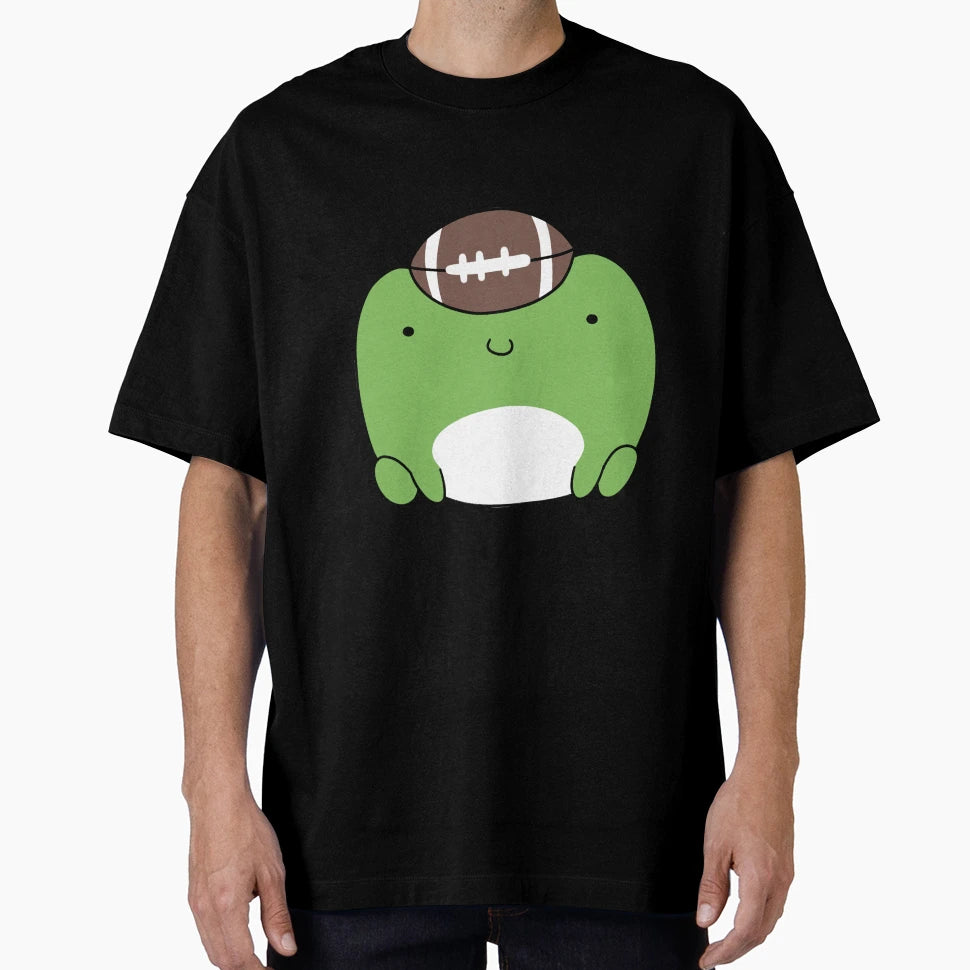 Football Frog T-Shirt - Aesthetic Graphic for Adults - T-Shirt, Sweatshirt, Hoodie