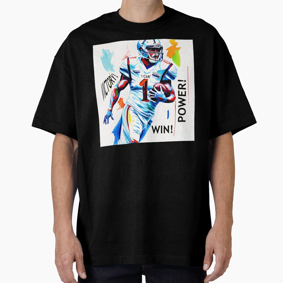 Football Victory Power Win I Can T-Shirt - Novelty Apparel Men Women - T-Shirt, Sweatshirt, Hoodie