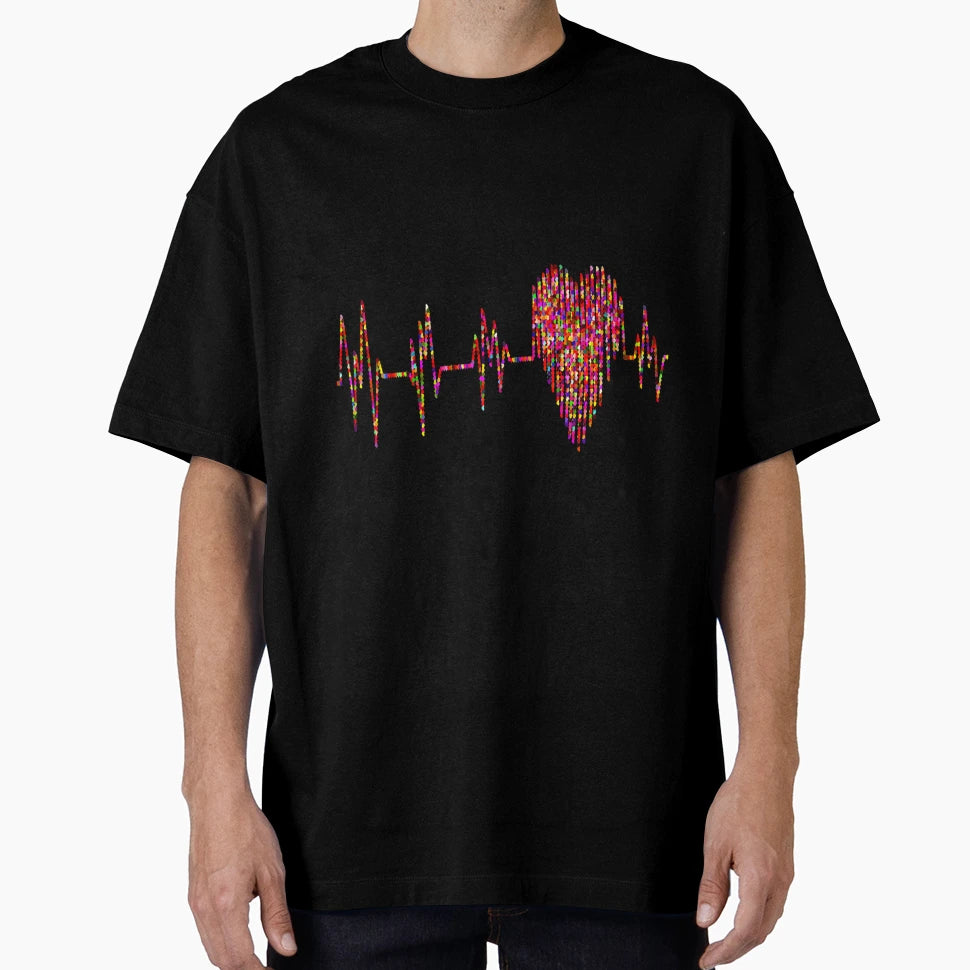 Heart Pulse T-Shirt - Aesthetic Graphic for Adults - T-Shirt, Sweatshirt, Hoodie