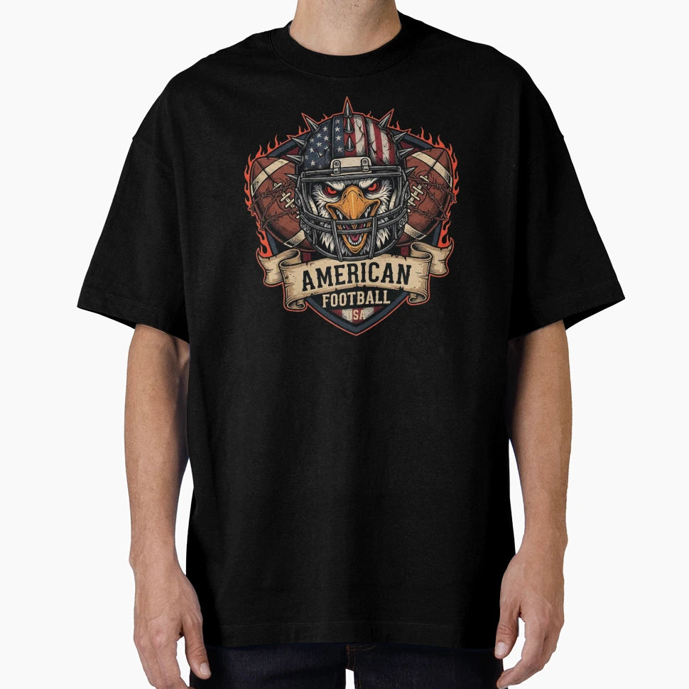 American Football Eagle Patriotic T-Shirt - Custom Art Print Men Women - T-Shirt, Sweatshirt, Hoodie