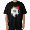 Football Fire Ball Football Ball Getters T-Shirt - Graphic Print Unisex - T-Shirt, Sweatshirt, Hoodie