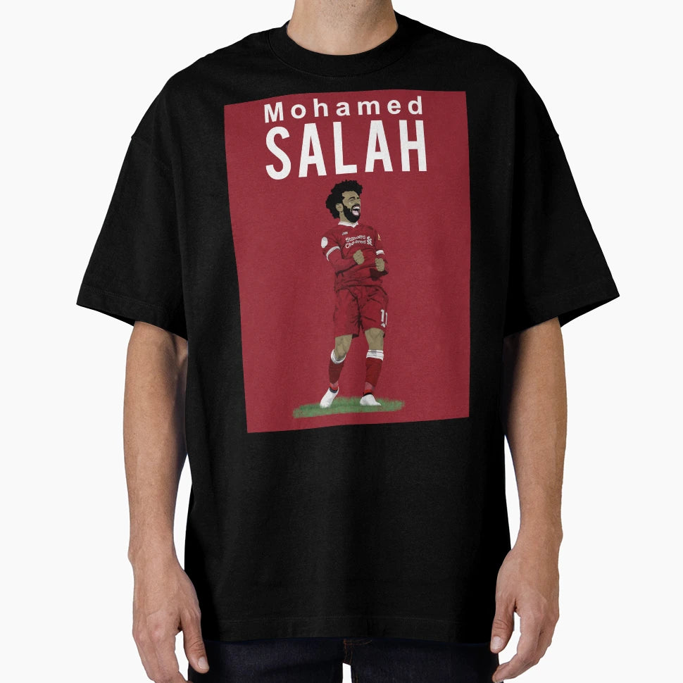 Mohamed Salah Liverpool T-Shirt - Minimalist Print Men Women - T-Shirt, Sweatshirt, Hoodie