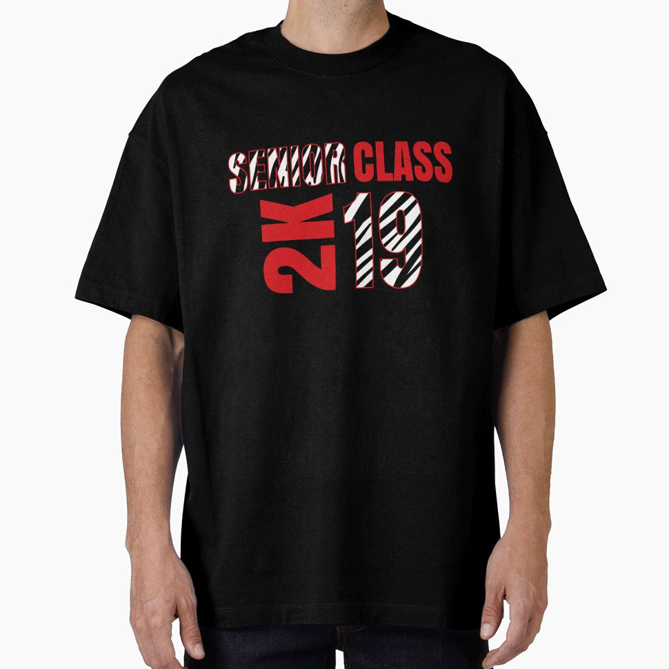 Senior Class 2K Bold Black White T-Shirt - Trendy Graphic Men Women - T-Shirt, Sweatshirt, Hoodie