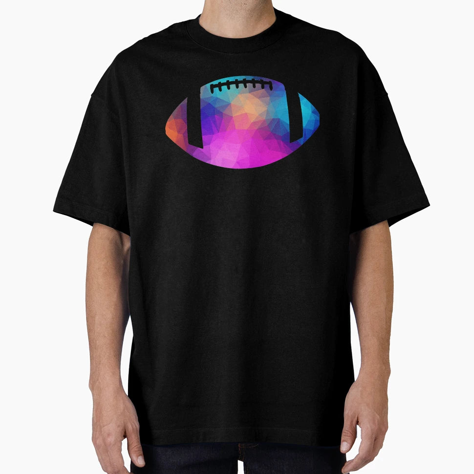 American Football Colorful Art Funny T-Shirt - Graphic Print Men Women - T-Shirt, Sweatshirt, Hoodie