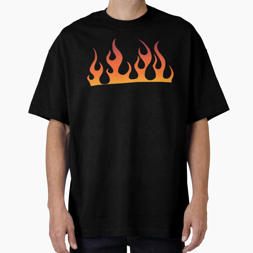 Fire Flames T-Shirt - Custom Art Print Unisex - T-Shirt, Sweatshirt, Hoodie