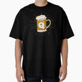 Monogram Q Frothy Cold Glass Beer T-Shirt - Fun Novelty Design for Adults - T-Shirt, Sweatshirt, Hoodie
