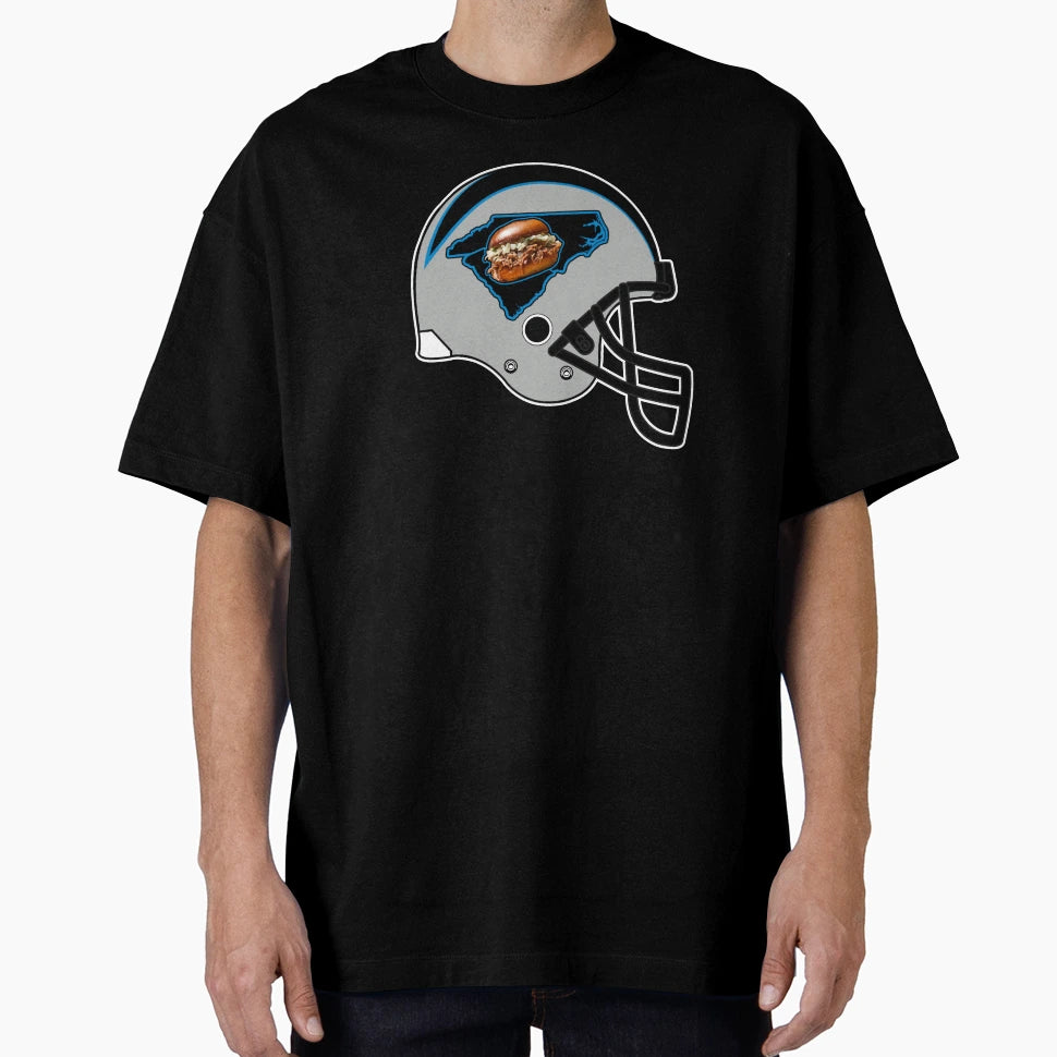 Carolina Barbecue Helmet T-Shirt - Custom Art Print for Adults - T-Shirt, Sweatshirt, Hoodie