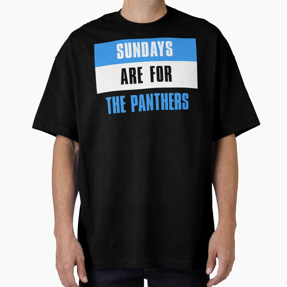 Sundays Are Panthers Carolina Panthers T-Shirt - Minimalist Print Unisex - T-Shirt, Sweatshirt, Hoodie