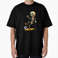Soccer Player Skeleton T-Shirt - Aesthetic Graphic for Adults - T-Shirt, Sweatshirt, Hoodie