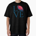 Love Football T-Shirt - Custom Art Print for Adults - T-Shirt, Sweatshirt, Hoodie