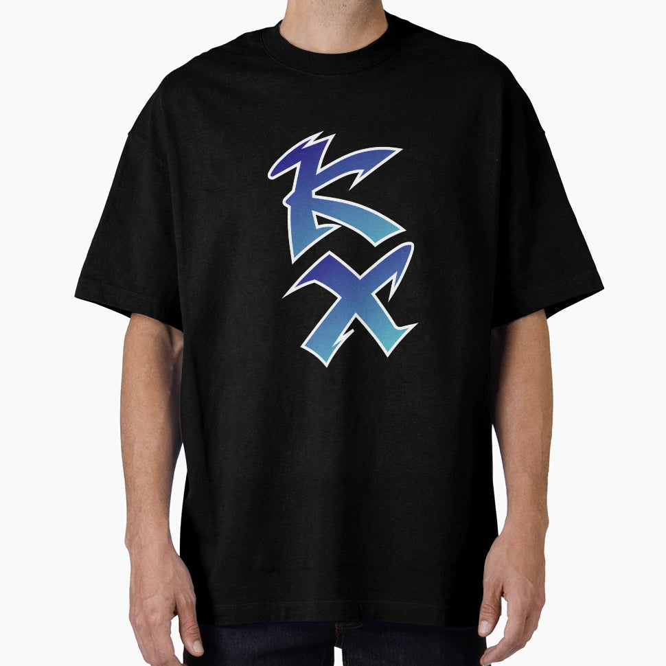 Kawasaki Blue Kx Logo T-Shirt - Trendy Graphic Men Women - T-Shirt, Sweatshirt, Hoodie