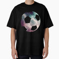 Soccer Ball Football Game Universe Space T-Shirt - Trendy Graphic Unisex - T-Shirt, Sweatshirt, Hoodie