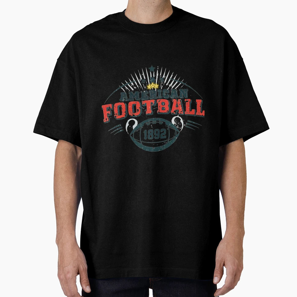 American Football Ball 1892 T-Shirt - Fun Novelty Design Men Women - T-Shirt, Sweatshirt, Hoodie