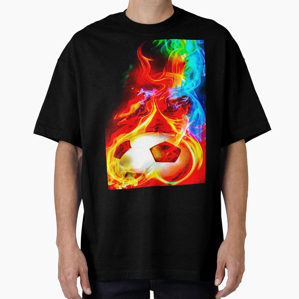 Fwc 1489 Ball Fire T-Shirt - Minimalist Print for Adults - T-Shirt, Sweatshirt, Hoodie