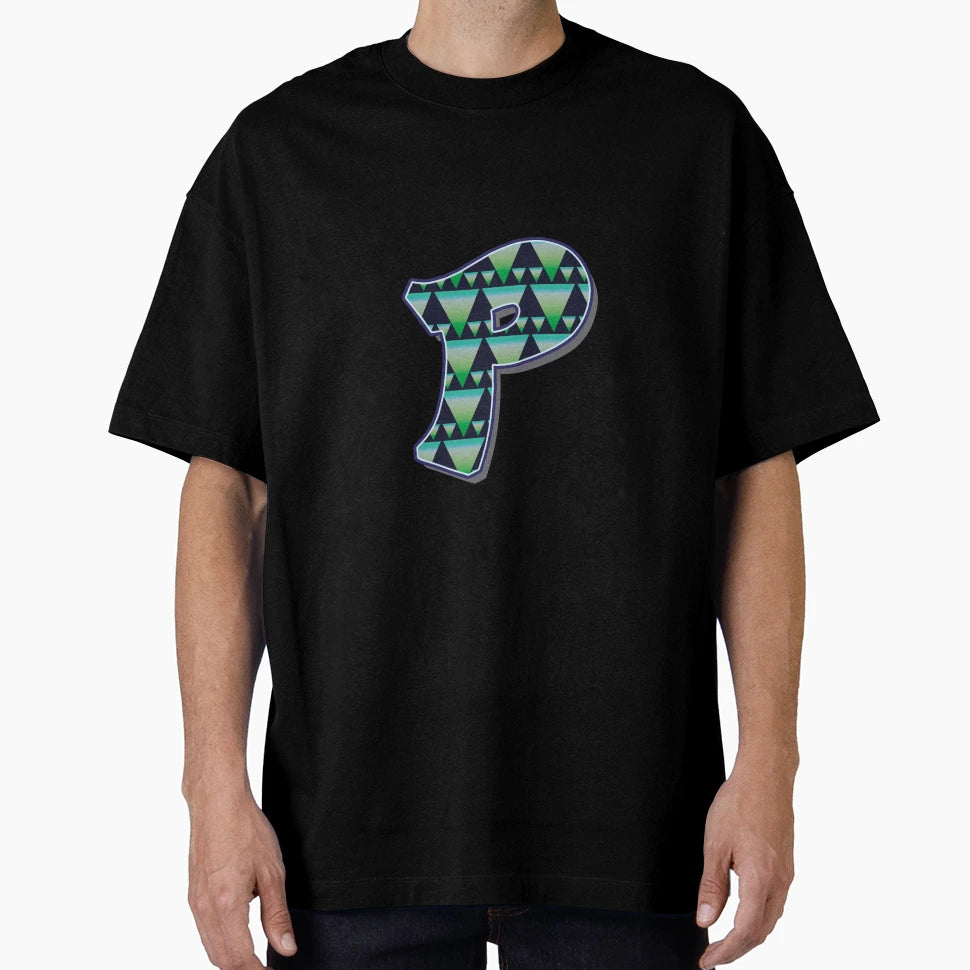 Letter P Pattern T-Shirt - Aesthetic Graphic for Adults - T-Shirt, Sweatshirt, Hoodie