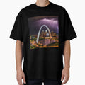 Iconic World Landmarks During T-Shirt - Aesthetic Graphic Men Women - T-Shirt, Sweatshirt, Hoodie