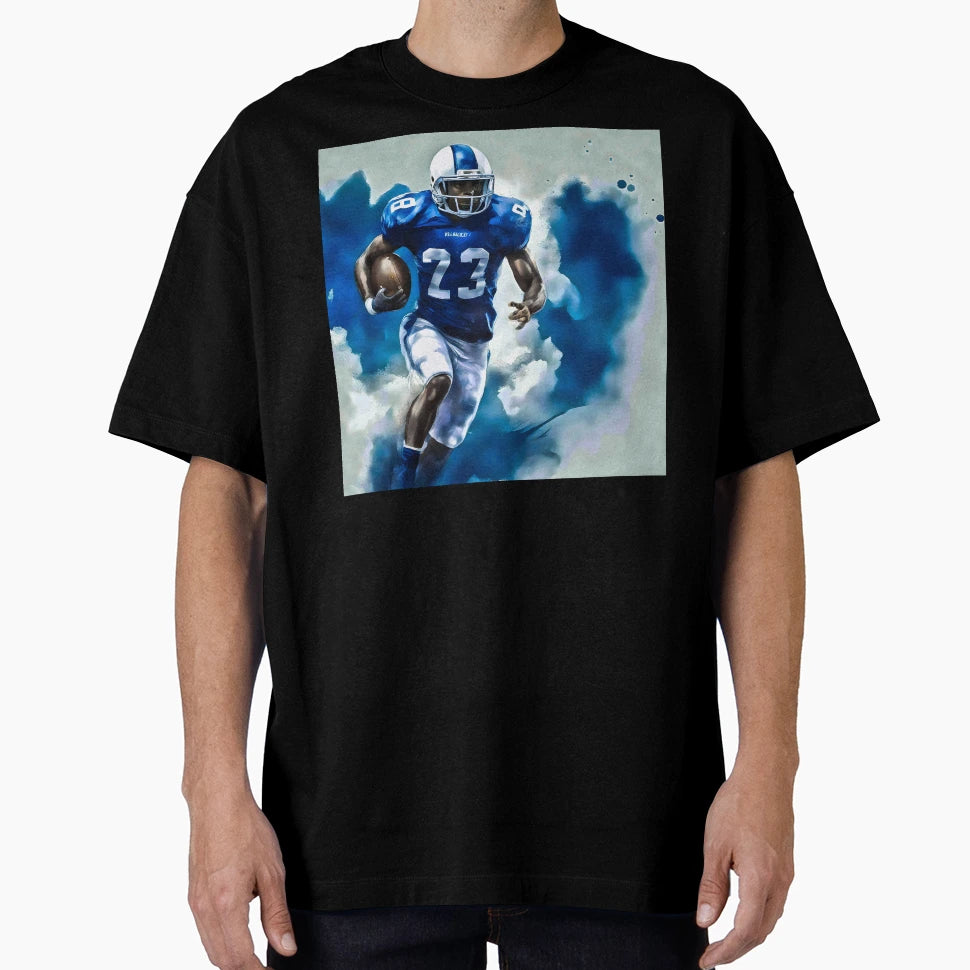 American Football Blue 23 T-Shirt - Fun Novelty Design Men Women - T-Shirt, Sweatshirt, Hoodie