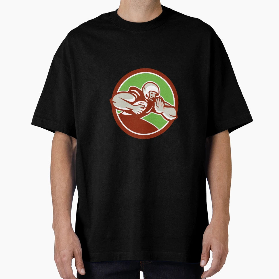 American Football Player Rushing T-Shirt - Streetwear Style Men Women - T-Shirt, Sweatshirt, Hoodie