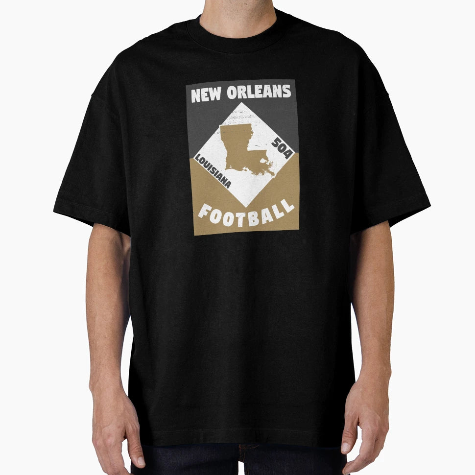 New Orleans Football T-Shirt - Trendy Graphic Men Women - T-Shirt, Sweatshirt, Hoodie
