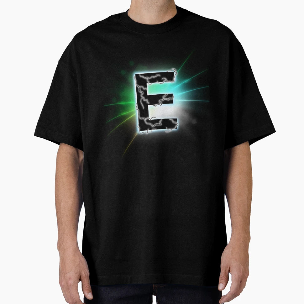 Letter E T-Shirt - Minimalist Print Men Women - T-Shirt, Sweatshirt, Hoodie