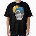 Sonic Resonance Dj Skull Golden T-Shirt - Streetwear Style for Adults - T-Shirt, Sweatshirt, Hoodie