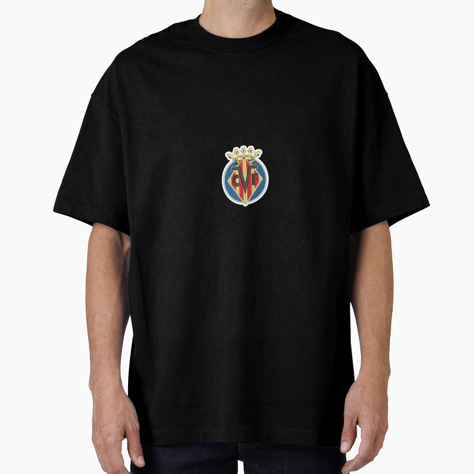 Villarreal Cf Embroidery T-Shirt - Fun Novelty Design for Adults - T-Shirt, Sweatshirt, Hoodie