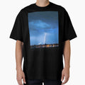 Lightning Raining Down Some Firework T-Shirt - Custom Art Print Unisex - T-Shirt, Sweatshirt, Hoodie