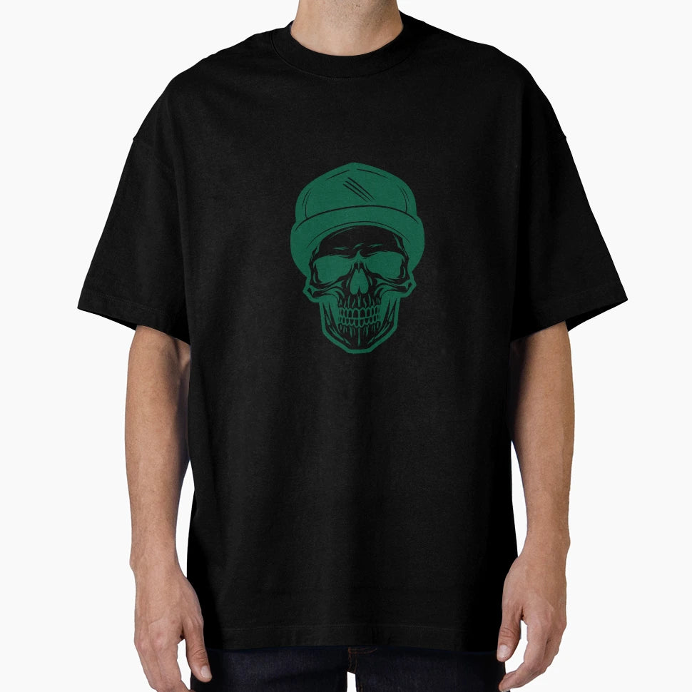 Skull Cap T-Shirt - Graphic Print Unisex - T-Shirt, Sweatshirt, Hoodie