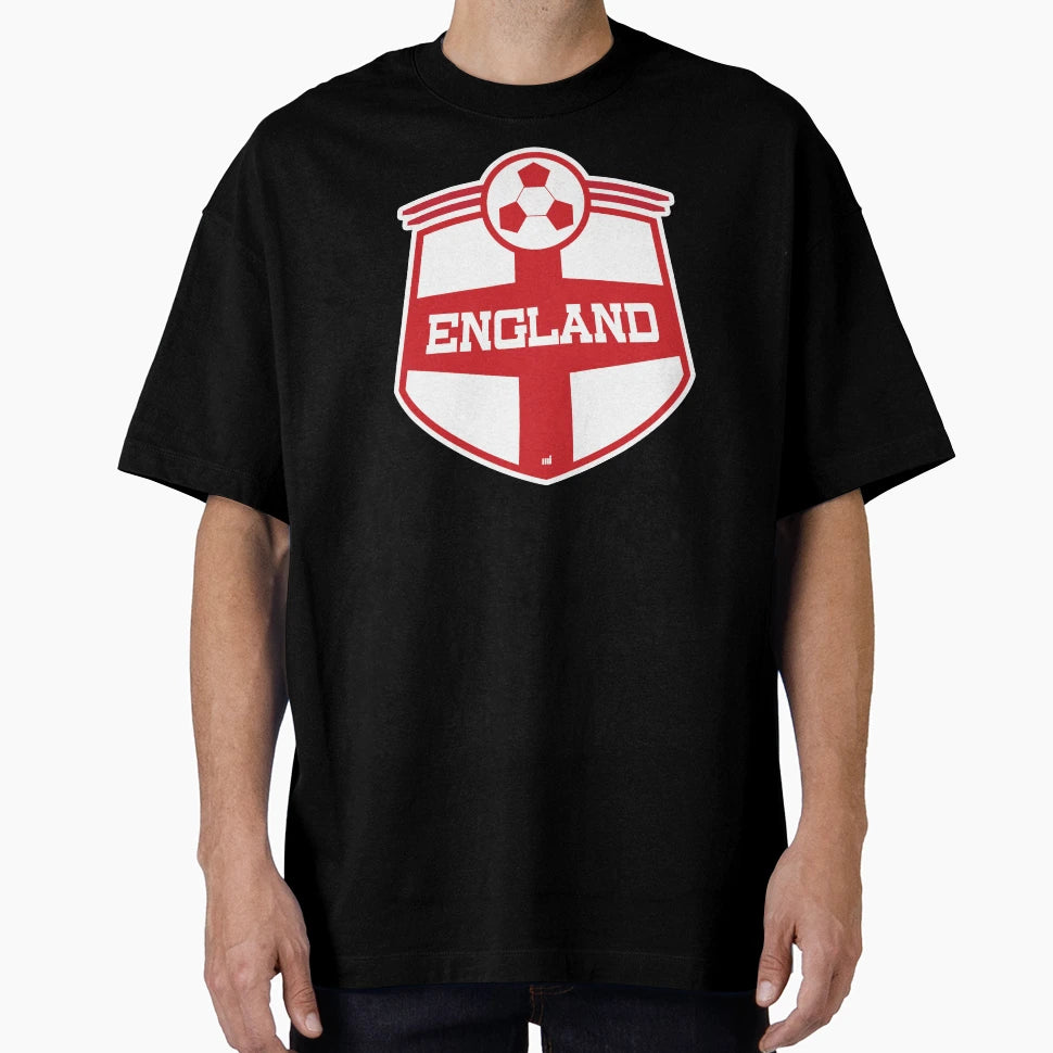 England Football Team Shield T-Shirt - Minimalist Print Unisex - T-Shirt, Sweatshirt, Hoodie