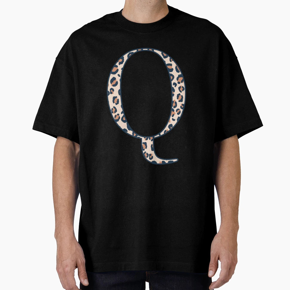 Animal Letter Q Monogram T-Shirt - Casual Everyday Wear Men Women - T-Shirt, Sweatshirt, Hoodie