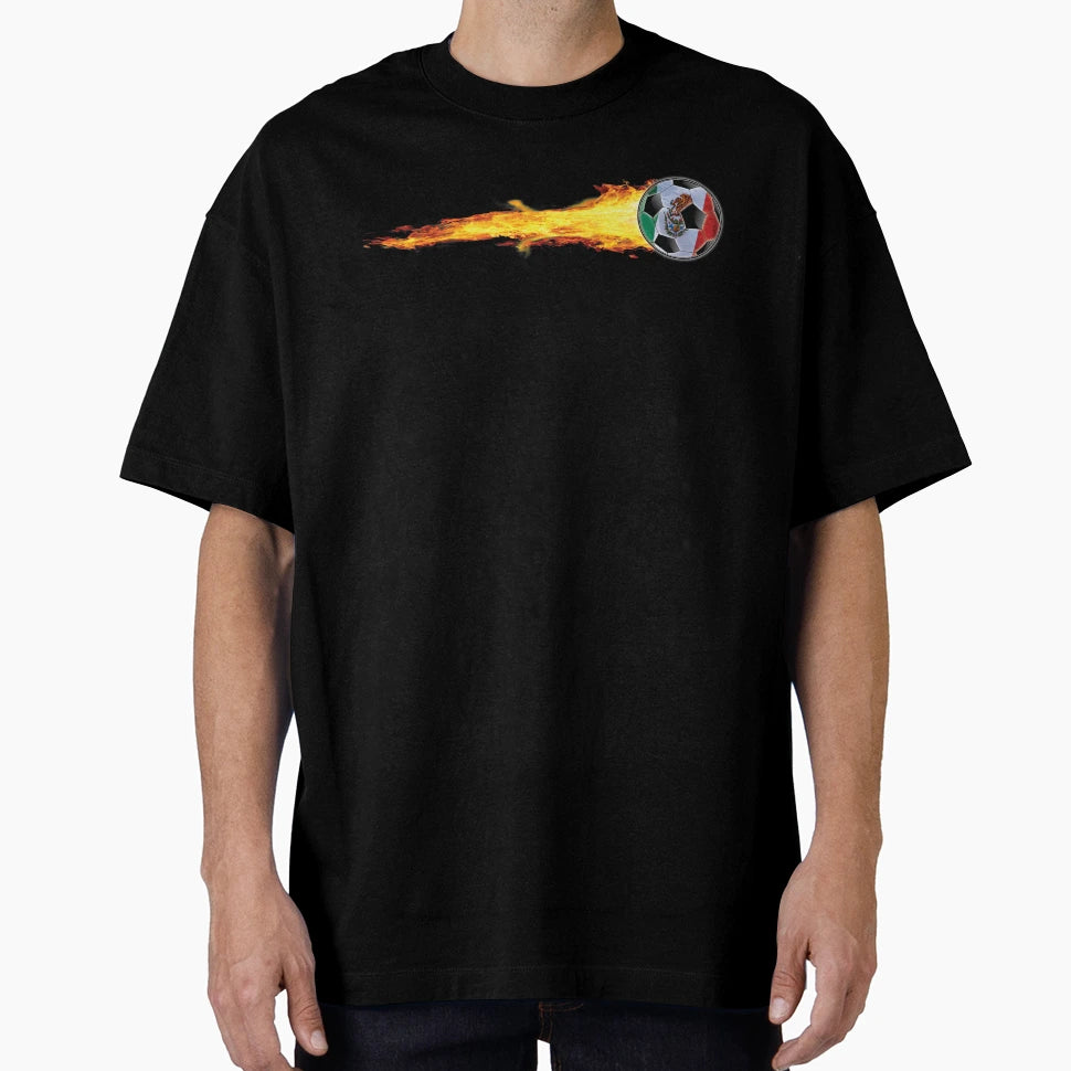 Soccer Fire Mexico T-Shirt - Unique Graphic Men Women - T-Shirt, Sweatshirt, Hoodie