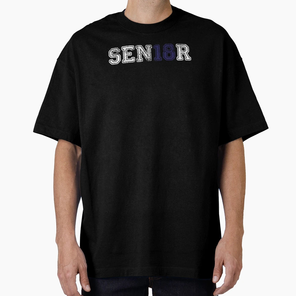 Senior Class 2018 Sen18R T-Shirt - Minimalist Print Unisex - T-Shirt, Sweatshirt, Hoodie