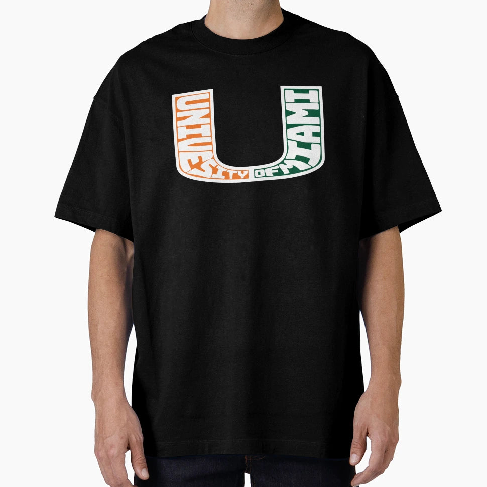 University Miami U T-Shirt - Trendy Graphic Unisex - T-Shirt, Sweatshirt, Hoodie