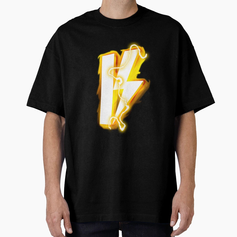 K Lightning T-Shirt - Novelty Apparel for Adults - T-Shirt, Sweatshirt, Hoodie