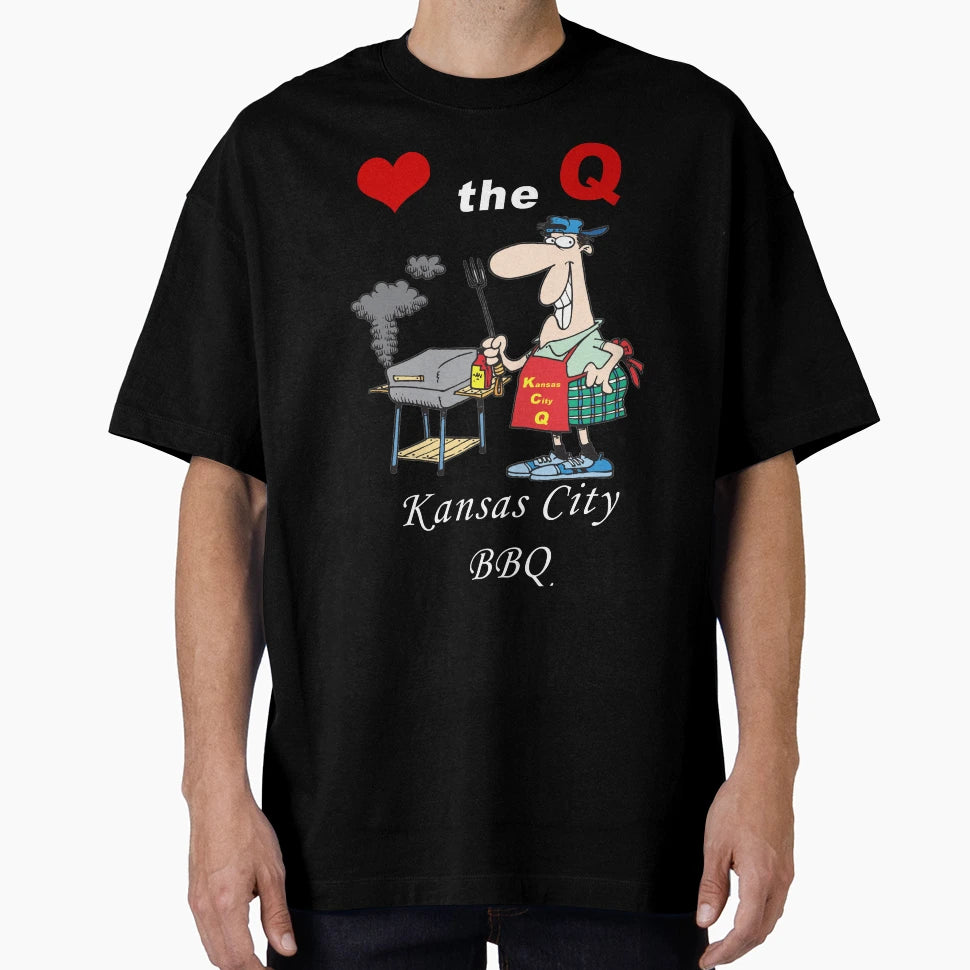 Love Q Kansas City Bbq T-Shirt - Novelty Apparel for Adults - T-Shirt, Sweatshirt, Hoodie