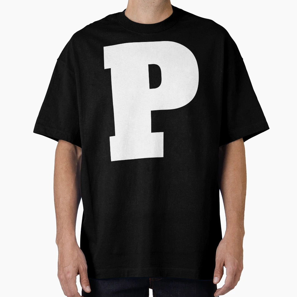 Alphabet P Uppercase Letter P T-Shirt - Casual Everyday Wear Men Women - T-Shirt, Sweatshirt, Hoodie