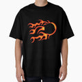 Soccer Ball Fire T-Shirt - Graphic Print Unisex - T-Shirt, Sweatshirt, Hoodie