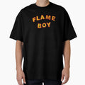 Flame Fire Text T-Shirt - Minimalist Print for Adults - T-Shirt, Sweatshirt, Hoodie