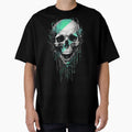 Skull Stripes Colour T-Shirt - Aesthetic Graphic for Adults - T-Shirt, Sweatshirt, Hoodie