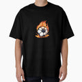 Soccer Ball Fire T-Shirt - Custom Art Print for Adults - T-Shirt, Sweatshirt, Hoodie