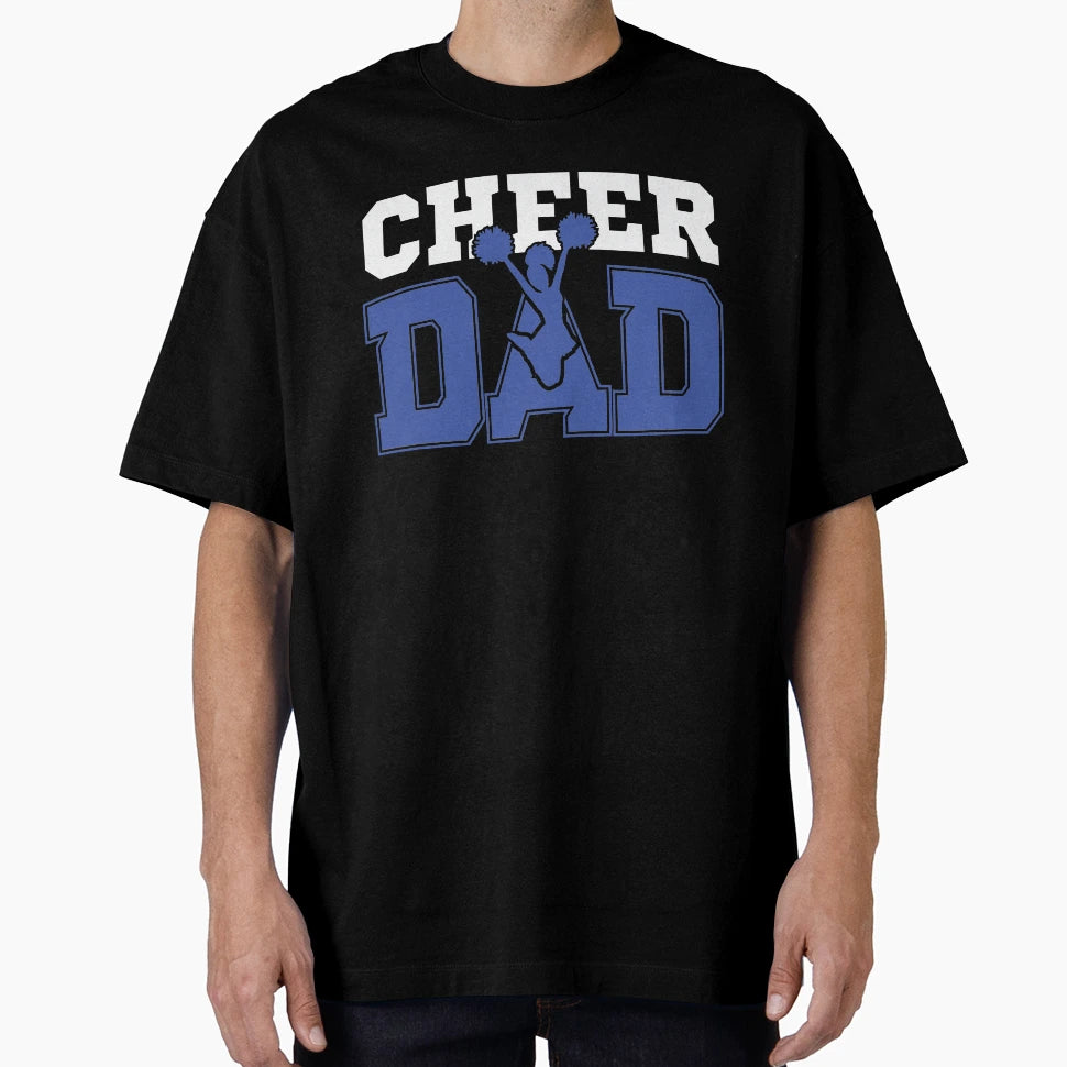 Cheer Dad White T-Shirt - Trendy Graphic Unisex - T-Shirt, Sweatshirt, Hoodie