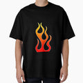 Hot Rod Flames T-Shirt - Minimalist Print Unisex - T-Shirt, Sweatshirt, Hoodie