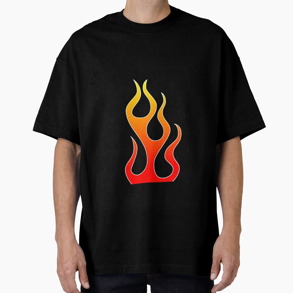 Hot Rod Flames T-Shirt - Minimalist Print Unisex - T-Shirt, Sweatshirt, Hoodie