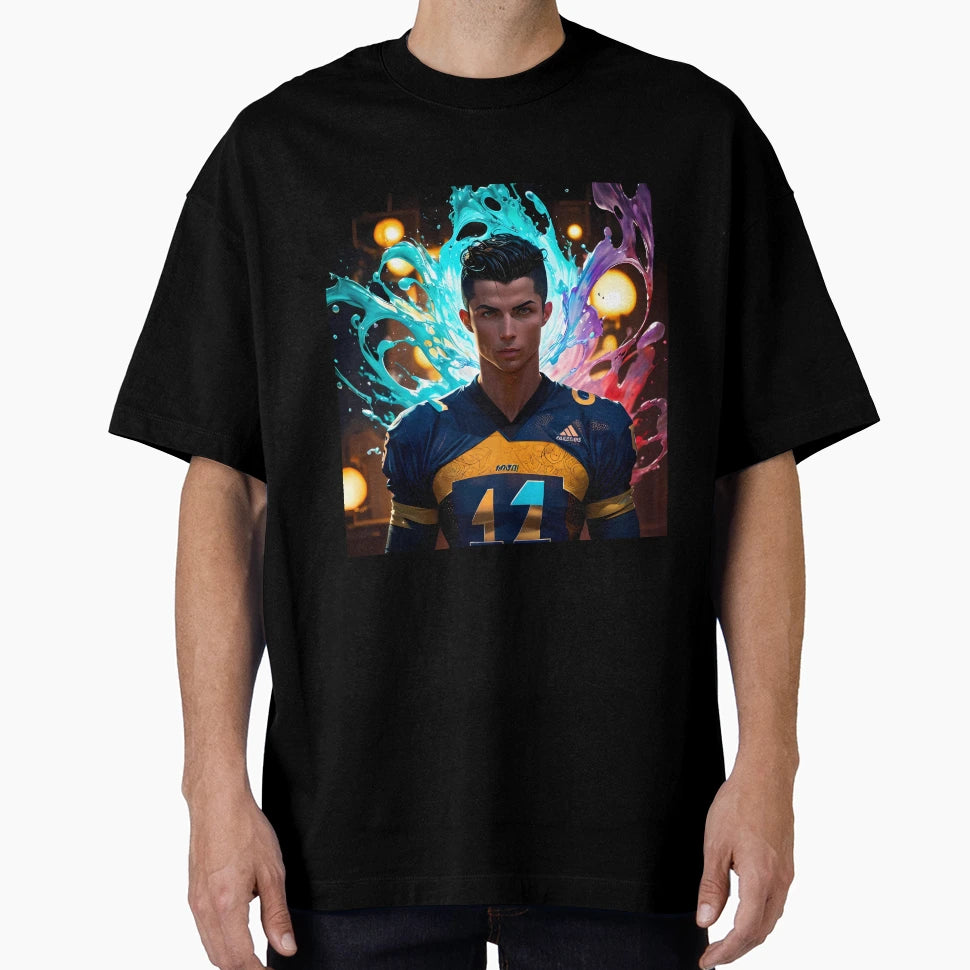 Cristiano Ronaldo T-Shirt - Custom Art Print for Adults - T-Shirt, Sweatshirt, Hoodie
